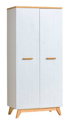 Sven SV1 Hinged Wardrobe - Spacious Storage in Anderson Pine, H1850mm W850mm D520mm