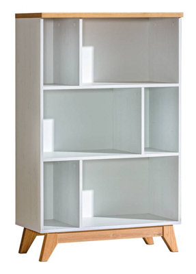 Sven SV6 Bookcase - Stylish Storage in Anderson Pine, H1273mm W800mm D400mm