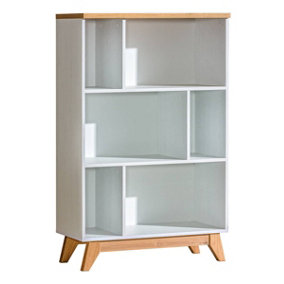 Sven SV6 Bookcase - Stylish Storage in Anderson Pine, H1273mm W800mm D400mm