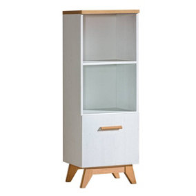 Sven SV7 Highboard Cabinet - Elegant Storage Solution in Anderson Pine, H1273mm W450mm D400mm