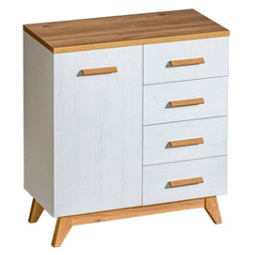Sven SV8 Highboard Cabinet - Stylish and Spacious in Anderson Pine, H928mm W850mm D400mm