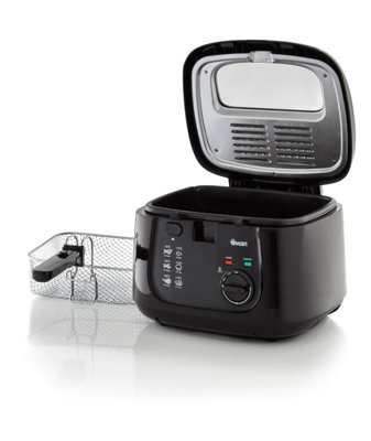 Swan 2.5 Litre Deep Fat Fryer with Viewing Window, Adjustable ...