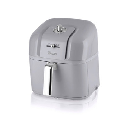 Swan 6L Retro Manual Air Fryer Grey