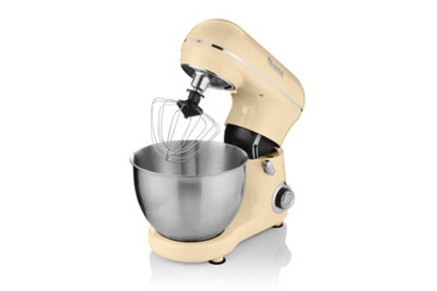 Swan 800 W Retro Cream Stand Mixer,