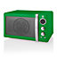 Swan Celtic Retro Digital Microwave, Green, 20L Capacity, 800W, SM22030CELN