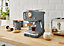 Swan Espresso Machine, 15 Bars of Pressure, Milk Frother, 1.2L Tank, Scandi Style, SK22110GRYN, Nordic Grey