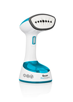 Swan Foldable Portable Garment Steamer Blue & White