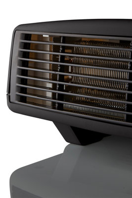 Swan Horizontal 3000W Fan Heater Black - 4