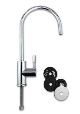 Swan Neck Chrome RO & Water Filter Tap by Finerfilters