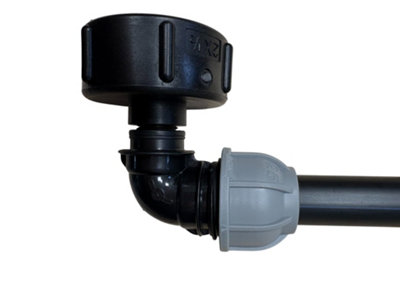 Swan Neck IBC Tank Riser Kit 30cm Tap Extension, Fits 2