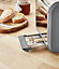 Swan Nordic 2 Slice Toaster, Slate Grey, 900W, Soft Touch and Matte Finish, 6 Browning Levels, ST14610GRYN