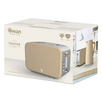 Swan Nordic Oatmeal 2 Slice Toaster