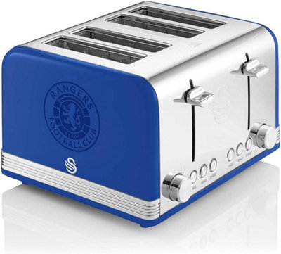 Swan Rangers Toaster 4 Slice Retro ST19020RANN 1600W Defrost/Reheat/Cancel