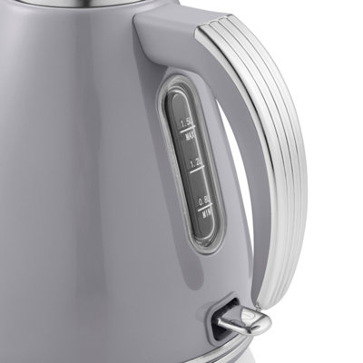 Swan retro store jug kettle grey