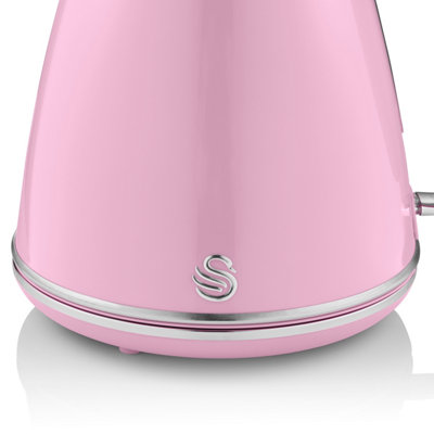 Pink swan deals kettle and toaster