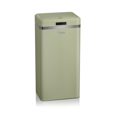 Swan Retro 45L Square Sensor Bin