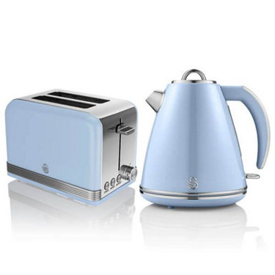 Duck egg blue kettle and toaster set sale