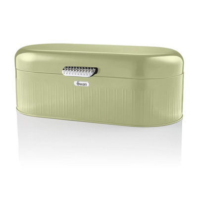 Swan Retro Bread Bin Large Green