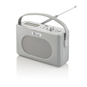 Swan Retro DAB Bluetooth Radio Grey