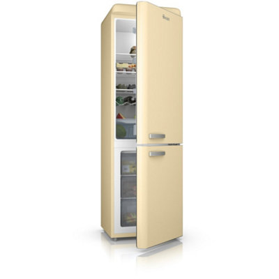 Swan cream deals fridge freezer