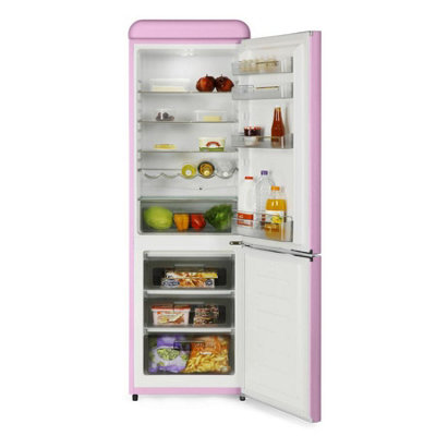 Pink deals fridge freezer