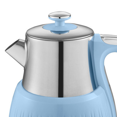 Swan blue retro outlet kettle