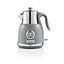Swan SK31040GRN Retro Kettle with Temperature Dial, 360 Degree Rotational Base, 3000 W, 1.5 liters, Grey
