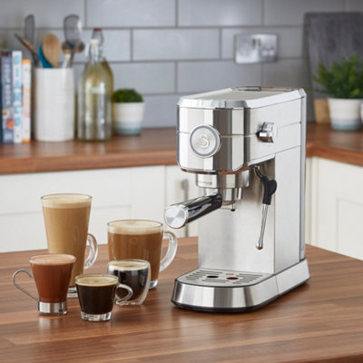 Swan Stainless Steel Espresso Machine