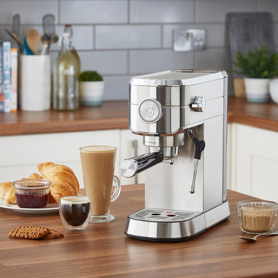 Swan Stainless Steel Espresso Machine