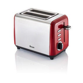 Swan Townhouse 2 Slice Toaster Red