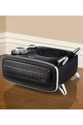 Swan Vertical 2000W Fan Heater Black - 3