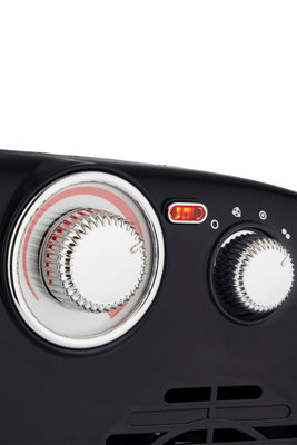 Swan Vertical 2000W Fan Heater Black - 4