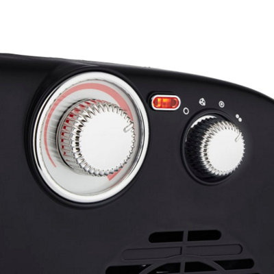 Swan Vertical 2000W Fan Heater Black - 7