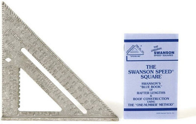 Swanson NA202 Metric Speed Square 25cm Carpentry Roofing Rafter Angle