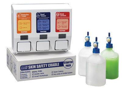 Swarfega SVC01SP Skin Safety Cradle Skincare Starter Kit SWASVC01SP