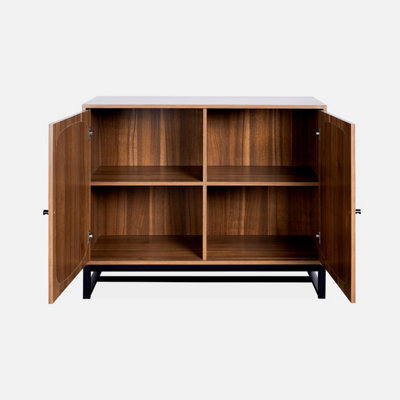 sweeek. 100cm cane sideboard Retro Natural 100x40x80 cm