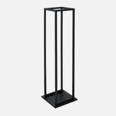 sweeek - 112cm interior vertical log rack Industrielle Black 33x27.5x112 cm