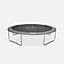 sweeek. 12ft Trampoline with Safety Net 12ft Trampoline with safety net -  Diam.370 cm - Saturne - Grey