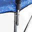 sweeek. 13ft Trampoline with safety net -  Diam.400 cm - Mercure - Blue