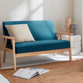 sweeek. 2-seater scandi-style loveseat sofa Isak 114x69.5x73 cm