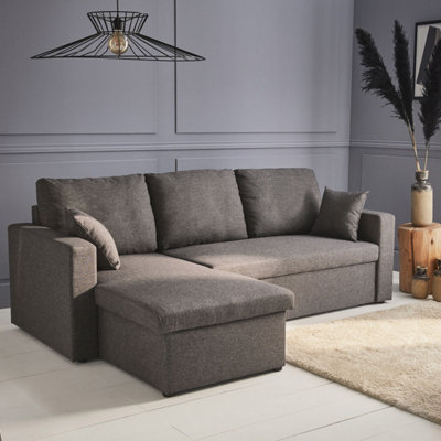 Reversible corner on sale sofa bed