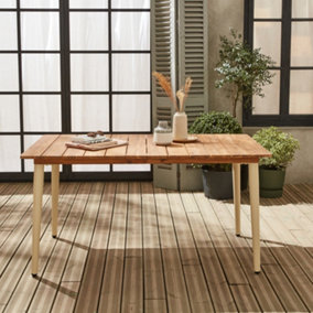 B&q wooden garden online table