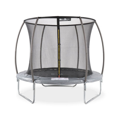 sweeek. 8ft trampoline with inner safety net for optimum safety - Diam ...