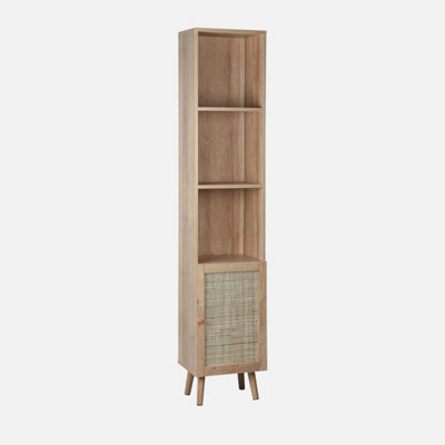 sweeek. Bathroom storage column Boheme Natural 35x25x167 cm