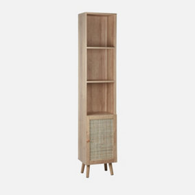 sweeek. Bathroom storage column Boheme Natural 35x25x167 cm