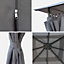 sweeek. Heavy duty 3x3m gazebo with curtains - Garden tent with curtains - Elusa - Grey