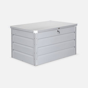 sweeek. Metal garden box 600L Dallas Aluminium 99x61x62 cm