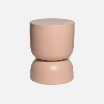 sweeek. Metal side table Madi Pink 32x32x42 cm