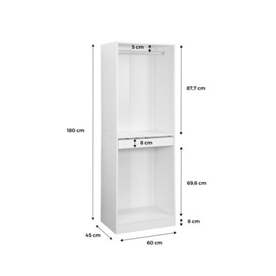 sweeek - Module armoire, modulo, 60x45x180cm