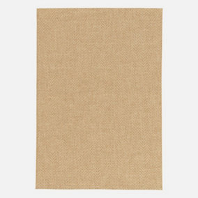 sweeek. Natural jute-effect indoor/outdoor rug Oliver 170x120x1 cm